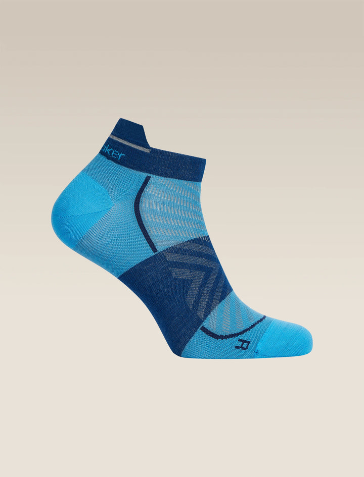 Mens Merino Blend Run+ Ultralight Micro Socks  Arctic/Atlantis 0A56VH