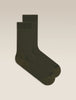 Mens Lifestyle Fine Gauge Crew  Dark Loden 105116