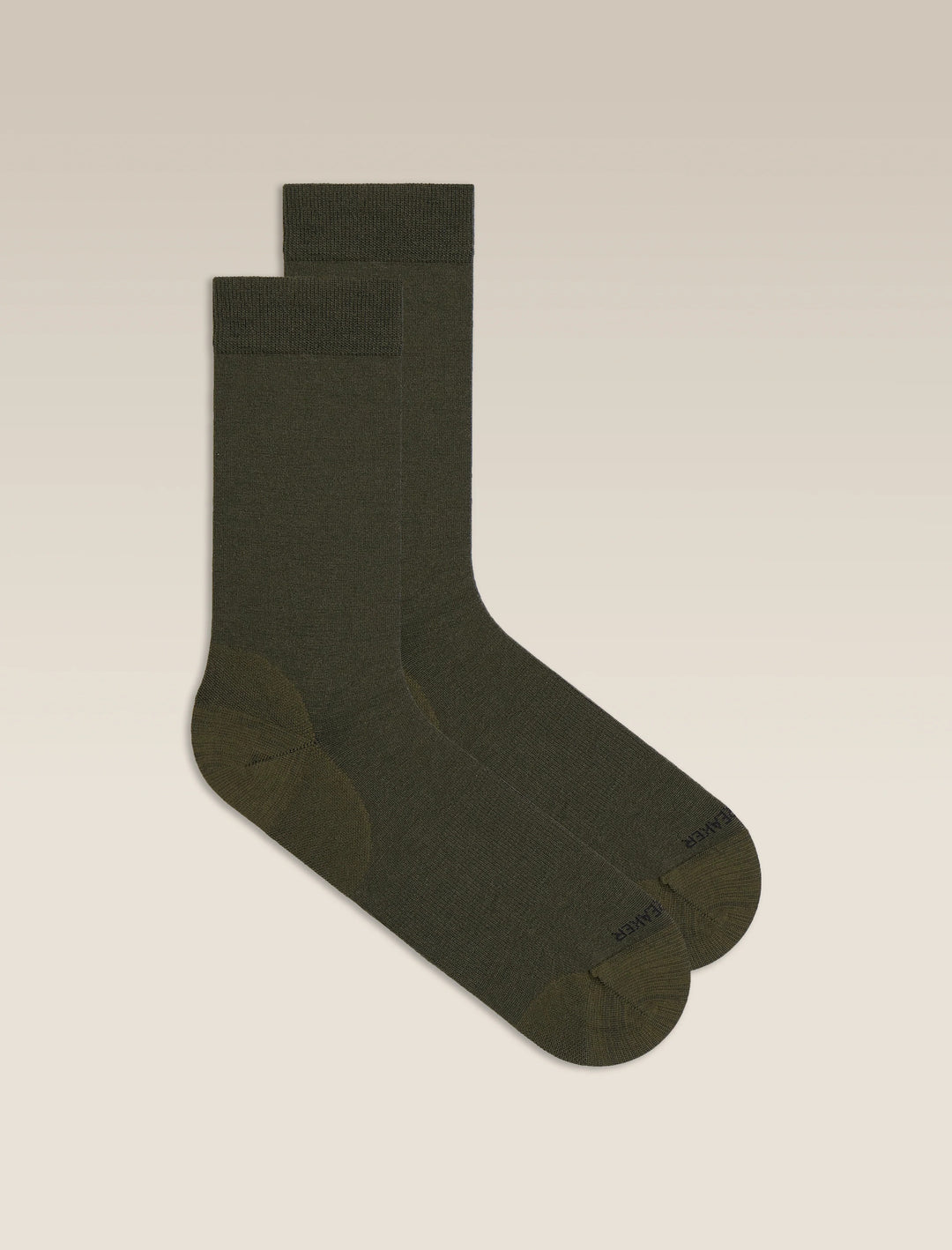 Mens Lifestyle Fine Gauge Crew  Dark Loden 105116