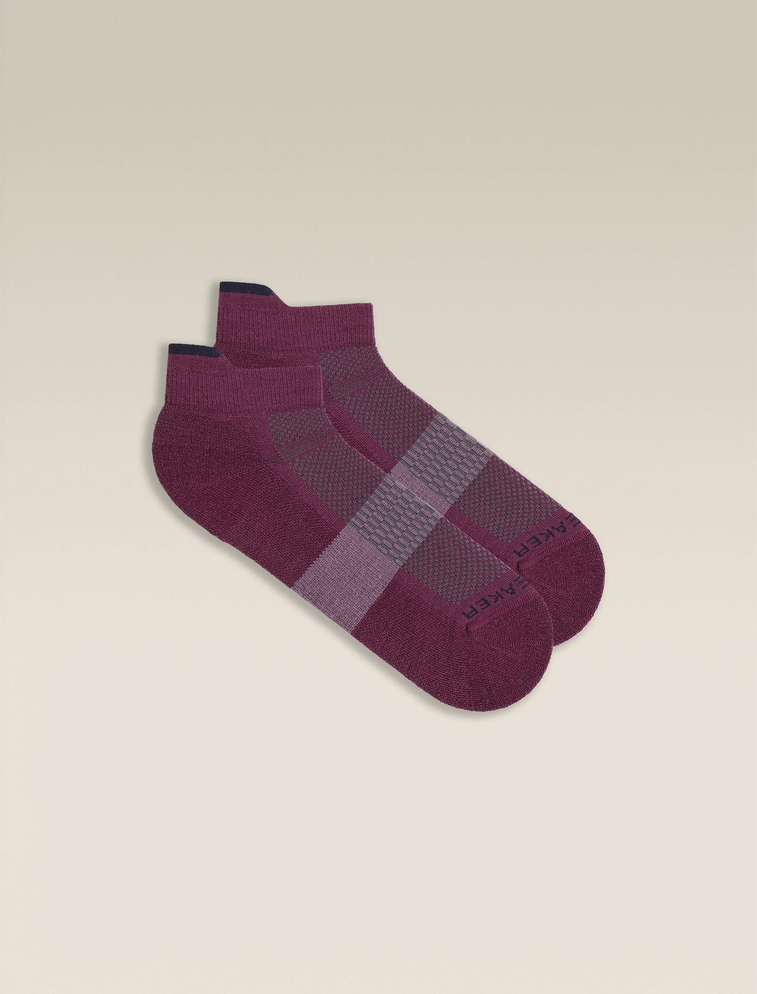 Womens Merino Multisport Light Micro Socks  Dark Berry/Midnight Navy/Grey Plum 105128