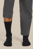 Mens Merino Lifestyle Light Crew  Black IBN327