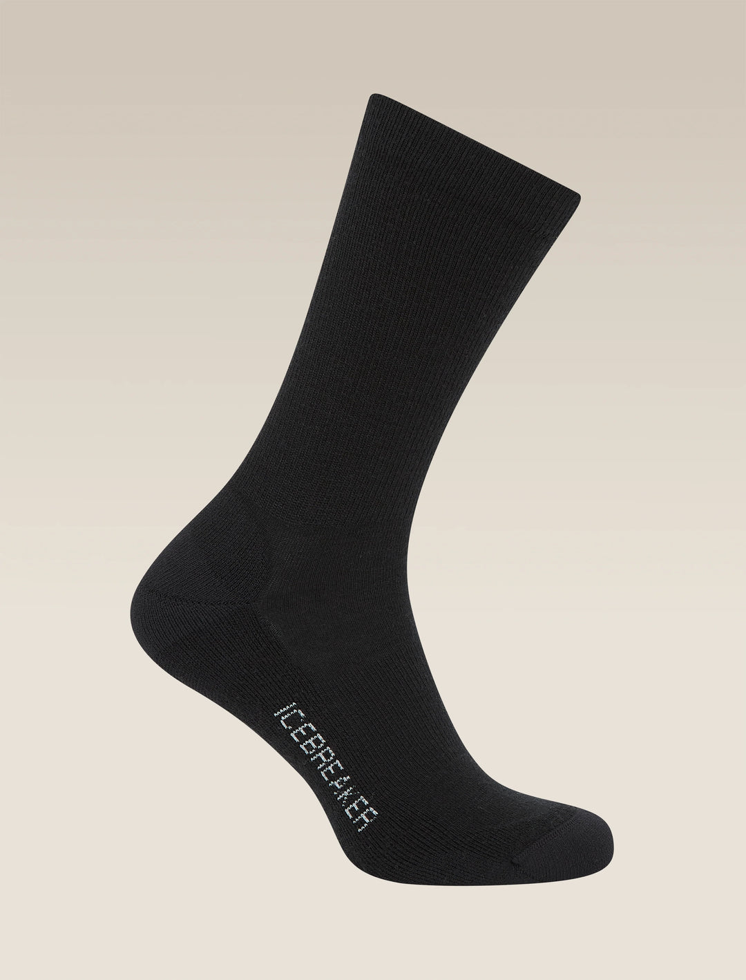 Mens Merino Lifestyle Light Crew  Black IBN327
