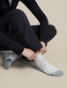 Womens Merino Hike+ Light Mini Socks  Blizzard Heather/Alloy 0A578J