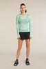 Womens  Merino Blend 75 Cool-Lite™ Featherlight™ Long Sleeve Crew Thermal Top Mint 0A577K