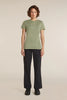 Womens Merino 150 Tech Lite Short Sleeve T Shirt Peaceful Pass Sleeve  Lichen 0A57JN