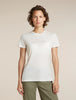 Womens Merino 150 Tech Lite S S T-Shirt Sparkling Stars  Ecru Heather 0A576M