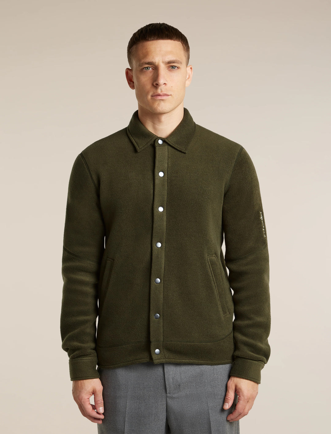 Mens Merino Blend 800 RealFleece™ Class Pile Shacket Dark Loden  0A57KM