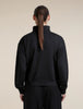 Womens Merino Blend 150 Drift Long Sleeve Half Zip Black 0A57KH