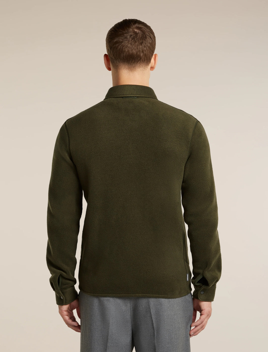 Mens Merino Blend 800 RealFleece™ Class Pile Shacket Dark Loden  0A57KM