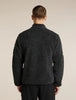 Mens Merino Blend 960 RealFleece™ High Pile Long Sleeve Zip  Jet Heather/Black 0A57KY