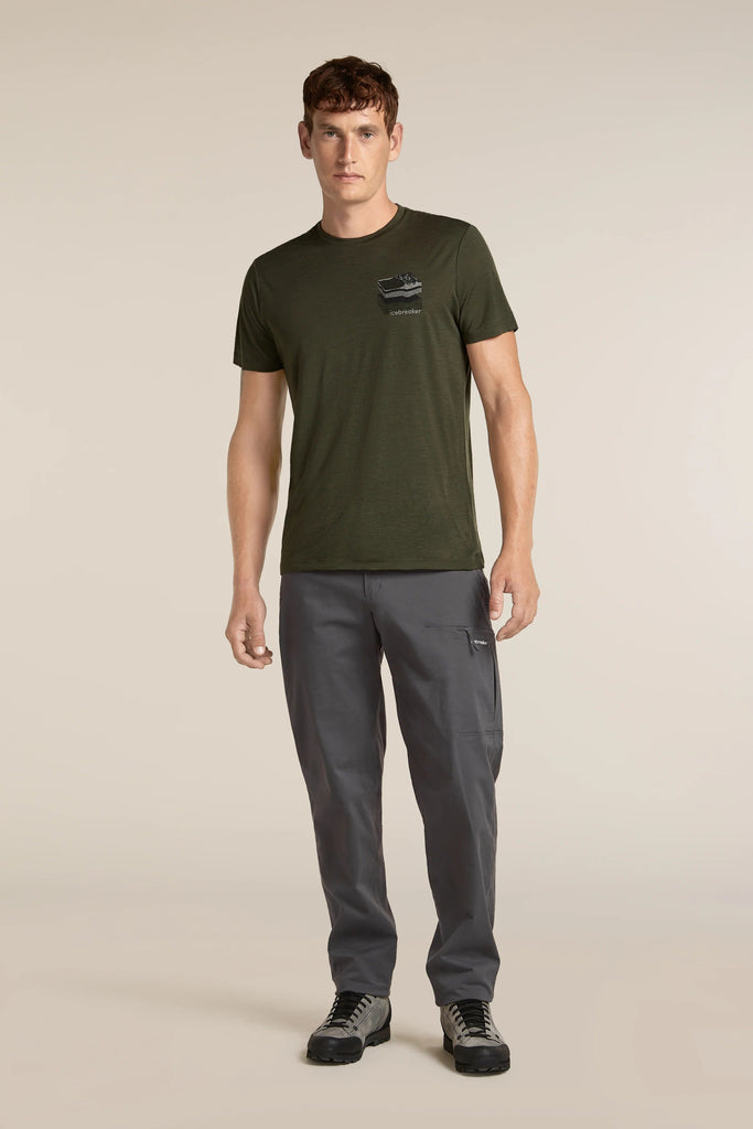 Mens Merino 150 Tech Lite Short Sleeve T Shirt Evolving Layers Dark Loden 0A57FM