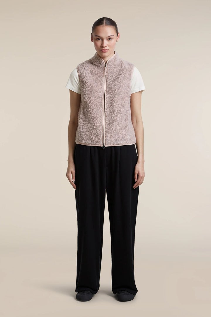 Womens Merino Blend 960 RealFleece™ High Pile Vest  Pink Quartz Heather 0A57G6