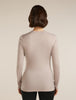 Womens 200 Oasis LS Crew Pink Quartz 104375