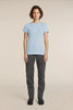 Womens Merino 150 Tech Lite Short Sleeve T Shirt IB Stitchline  Zinc Blue  0A57JM