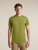 Mens  Merino Blend 125 Cool-Lite™ Sphere Short Sleeve T Shirt Colour Block   Sphagnum/Dark Loden0A57HY