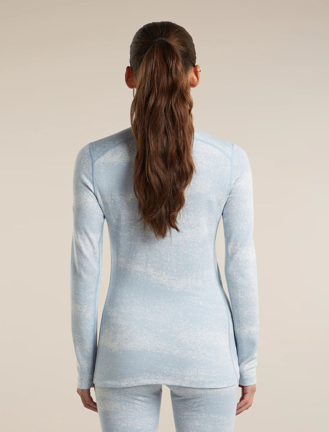 Womens Merino 260 Oasis Vertex Long Sleeve Half Zip Chillwave 0A57JE