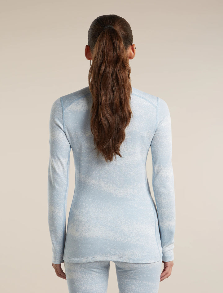 Womens Merino 260 Oasis Vertex Long Sleeve Half Zip Chillwave 0A57JE