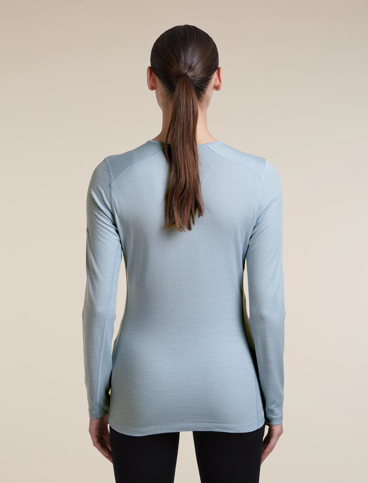Womens 200 Oasis LS Crew  Zinc Blue 104375