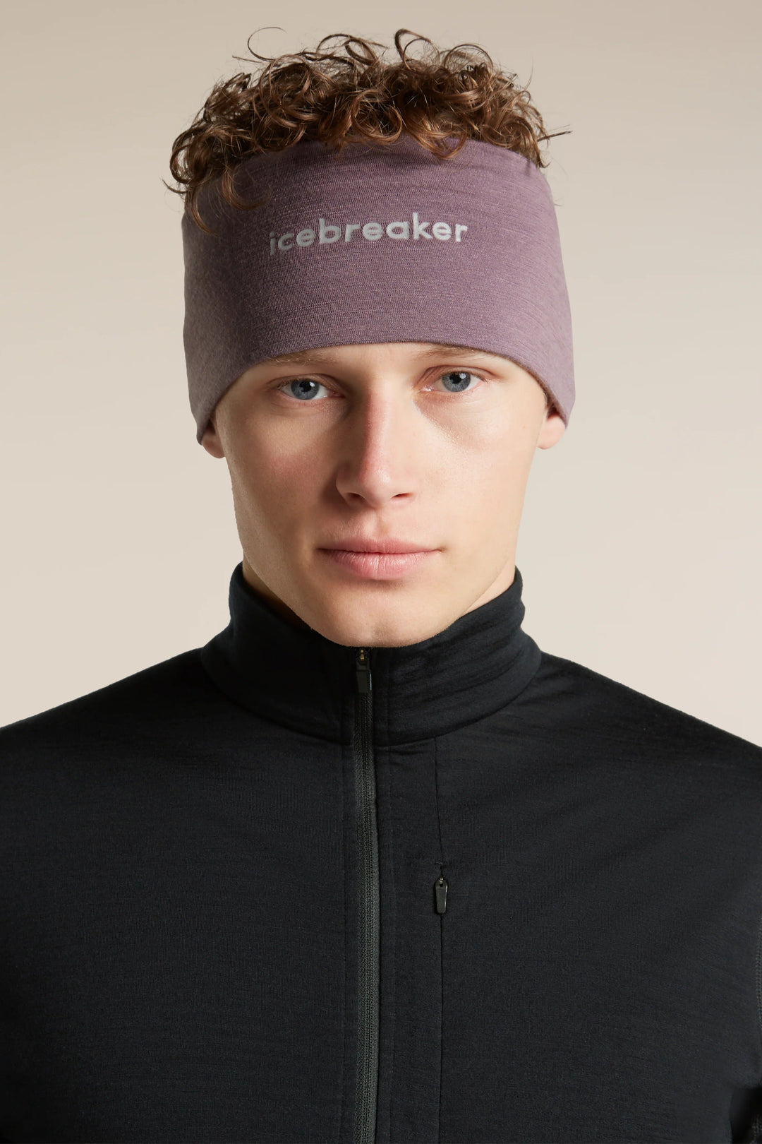 Adult Unisex Merino 200 Oasis Headband  Grey Plum 0A56SG