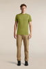 Mens  Merino Blend 125 Cool-Lite™ Sphere Short Sleeve T Shirt Colour Block   Sphagnum/Dark Loden0A57HY