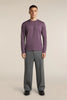 Mens  300 15.5 MerinoFine™ Long Sleeve T Shirt  Grey Plum 0A57KE
