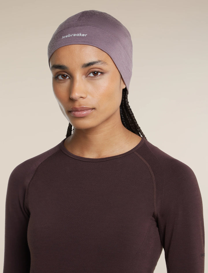Adult Unisex Merino 200 Oasis Beanie  Grey Plum 0A56SH
