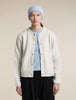 Womens Merino Blend 800 RealFleece™ Classic Pile Cardigan Ecru Heather 0A57KL