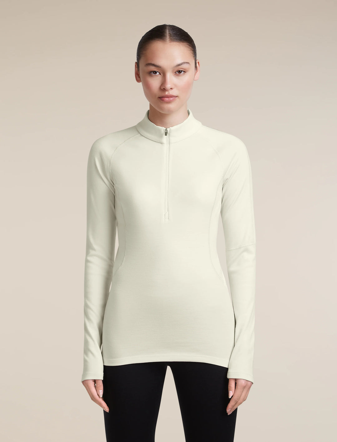 Womens 300 MerinoFine™ Polar LS Half Zip Thermal Top Undyed  IBBA56SL