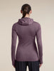 Womens Merino Blend 200 RealFleece™ Descender Long Sleeve Zip Hoodie  Grey Plum 0A57QK