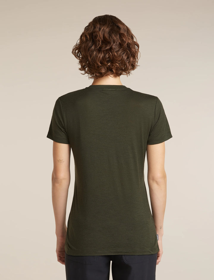 Womens  Merino 150 Tech Lite Short Sleeve T Shirt Bird Transit Dark Loden 0A57FX