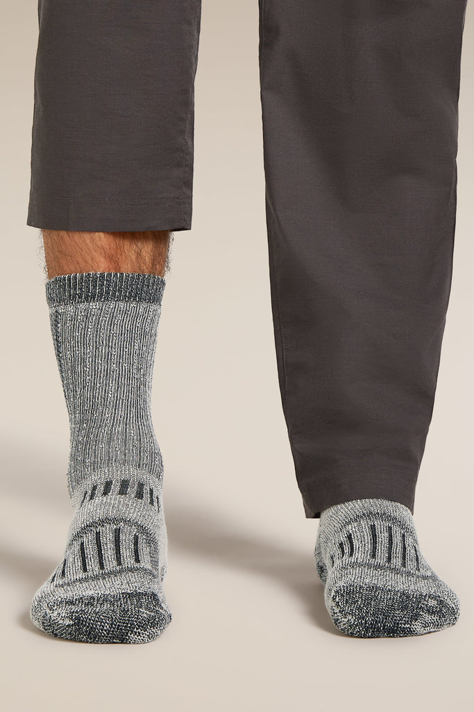 Mens Merino Hike+ Mountaineer Sock Mid calf Jet Heather 0A57AO