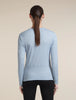 Womens 200 MerinoFine™ Ace Long Sleeve Crewe Zinc Blue 0A57HQ