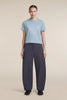 Womens Merino 150 Tech Lite Short Sleeve Crop T Shirt Great Heights Zinc Blue 0A57JO