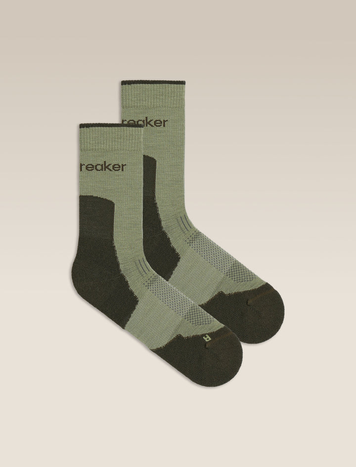 Womens Merino Hike+ Light Crew Socks  Lichen/Dark Loden 0A578K
