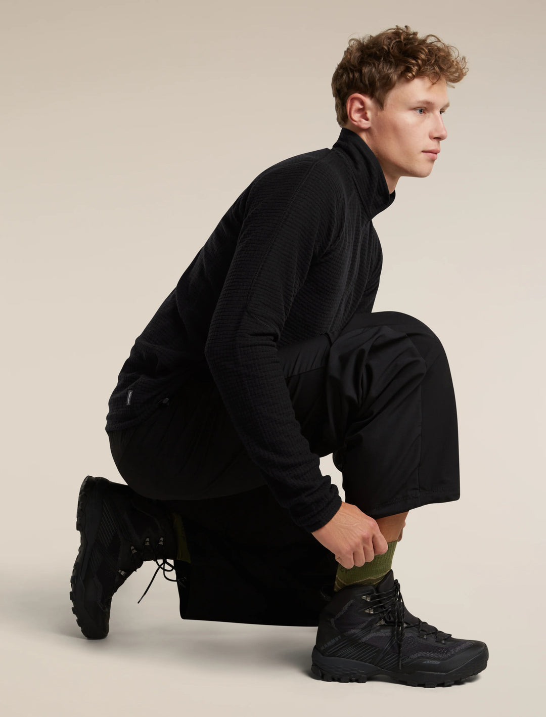 Mens Merino Hike+ Medium Crew Socks Across the Peaks Sphagnum/Cumin/Dark Loden 0A578Z