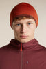 Adult Unisex Merino Reversible Pocket Hat  Agate/Port IBM200