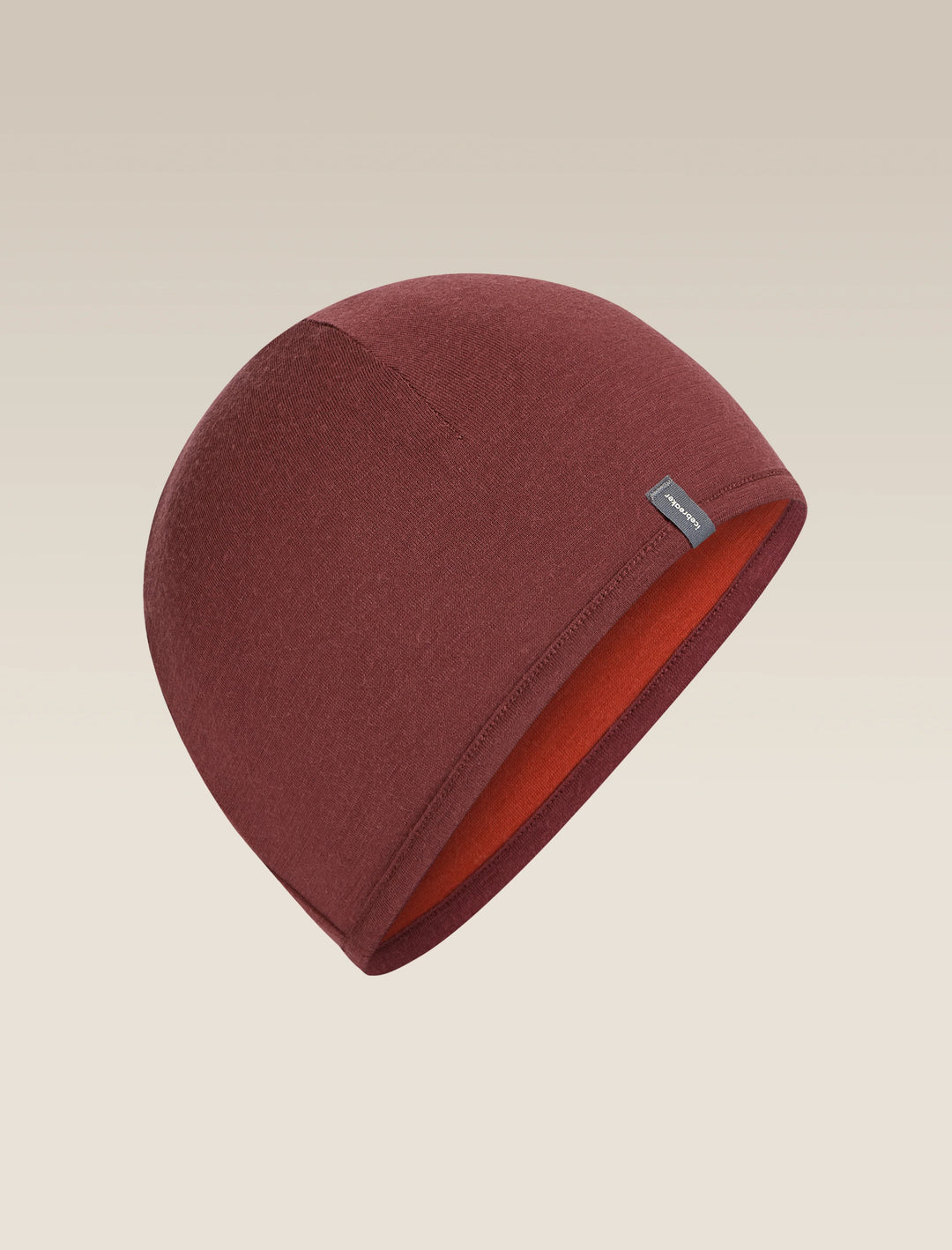 Adult Unisex Merino Reversible Pocket Hat  Agate/Port IBM200