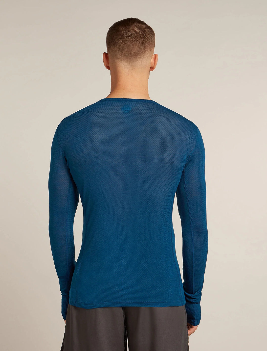 Mens Merino Blend 75 Cool-Lite™ Featherlight™ Long Sleeve Crew Thermal Top Atlantis 0A577J