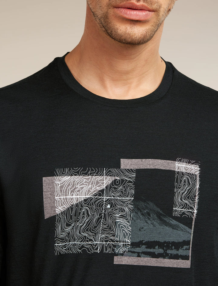 Mens Merino 150 Tech Lite Long Sleeve T-Shirt Peak Balance Black 0A57FT