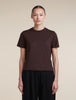 Womens Merino 150 Tech Lite SS Crop T-Shirt  Bittersweet 0A56Y2