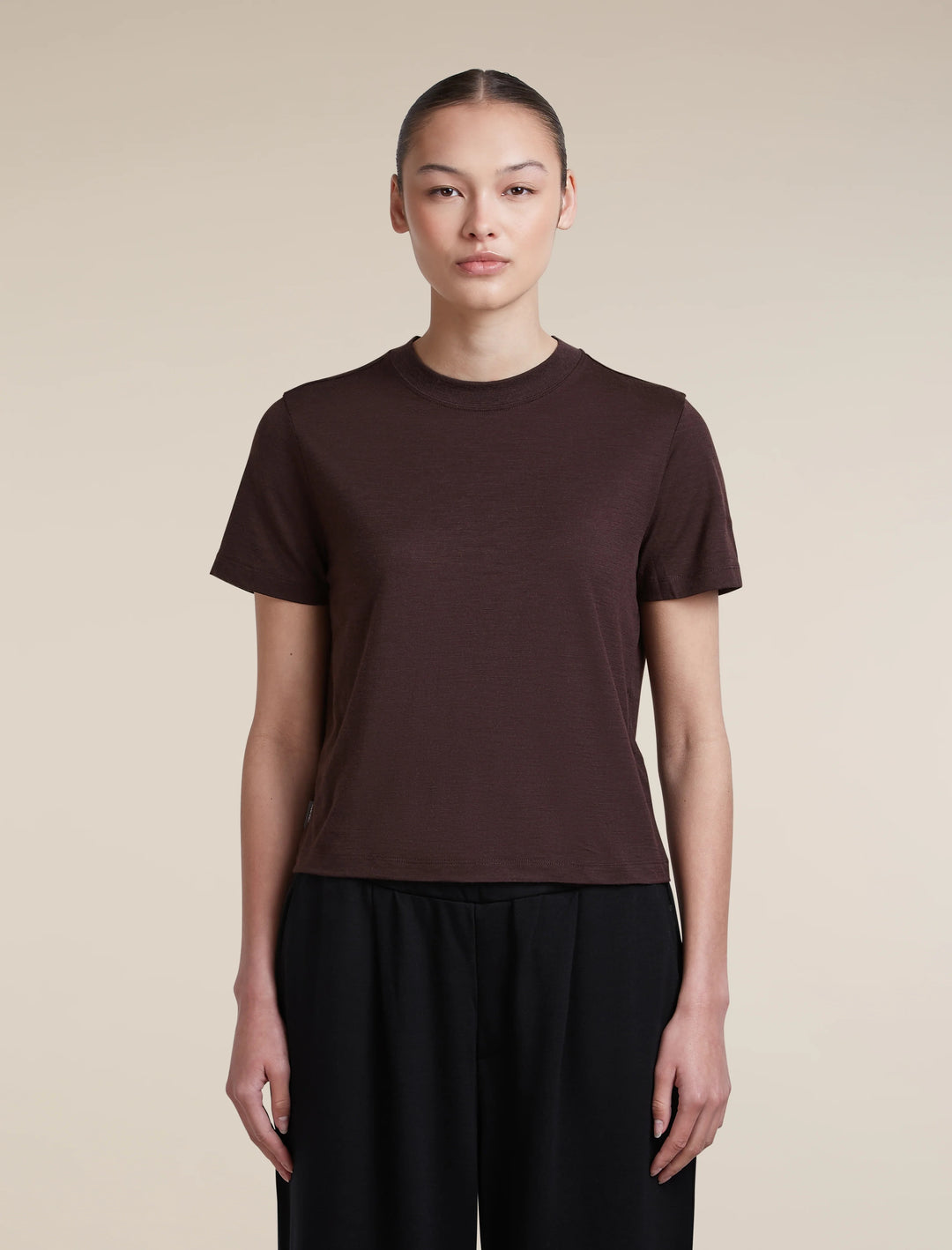 Womens Merino 150 Tech Lite SS Crop T-Shirt  Bittersweet 0A56Y2