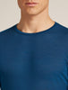 Mens Merino Blend 75 Cool-Lite™ Featherlight™ Long Sleeve Crew Thermal Top Atlantis 0A577J