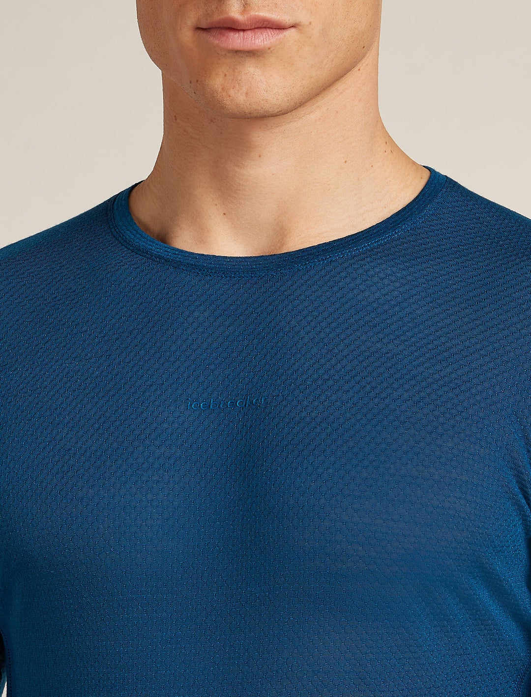 Mens Merino Blend 75 Cool-Lite™ Featherlight™ Long Sleeve Crew Thermal Top Atlantis 0A577J