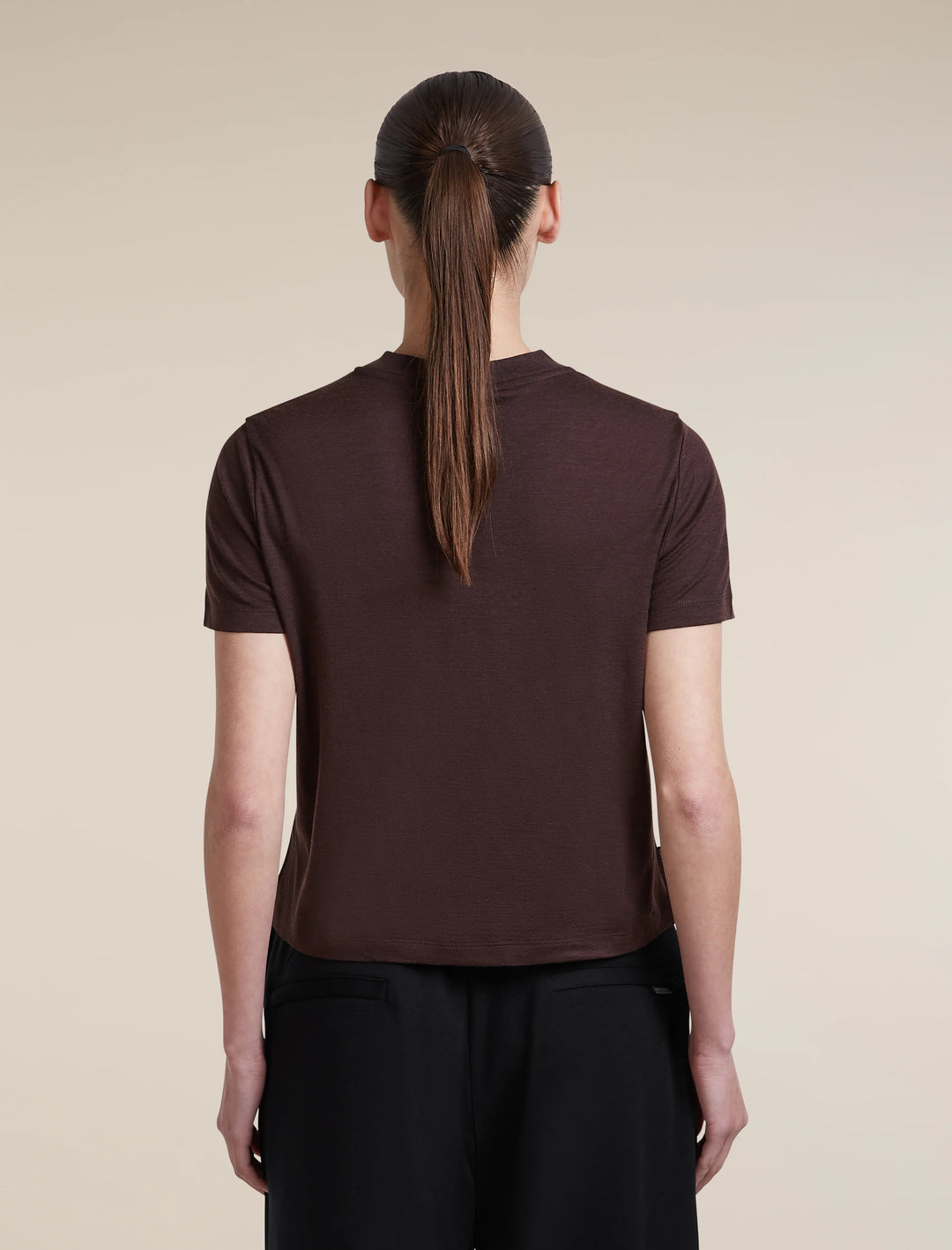 Womens Merino 150 Tech Lite SS Crop T-Shirt  Bittersweet 0A56Y2