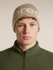 Adult Unisex Merino Icebreaker Beanie  Cumin/Ecru Heather 0A56SJ