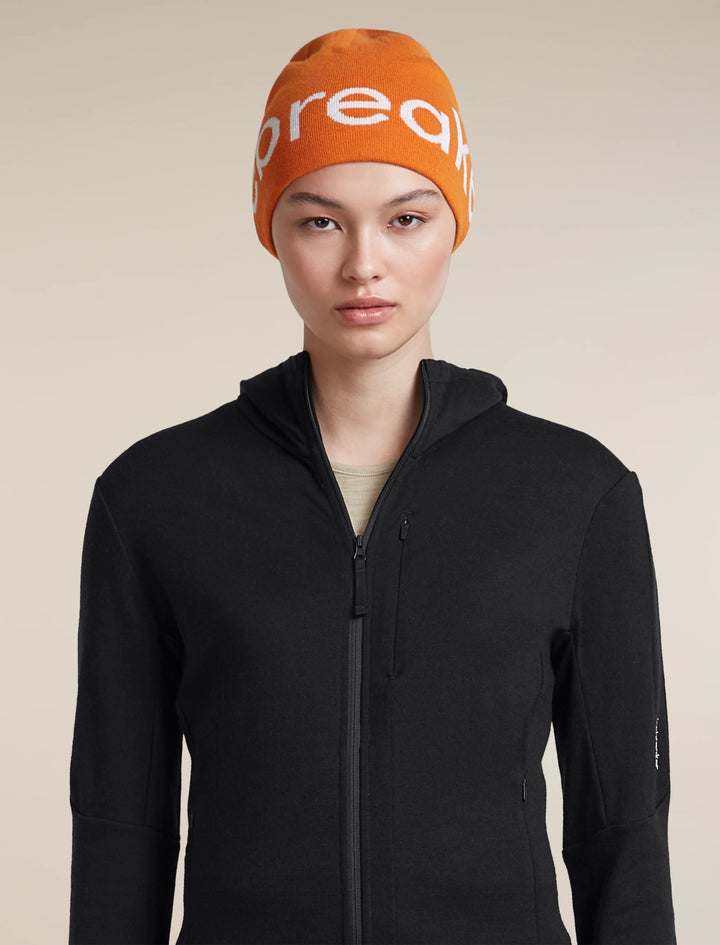 Adult Unisex Merino Icebreaker Beanie  Spice/Ecru Heather 0A56SJ