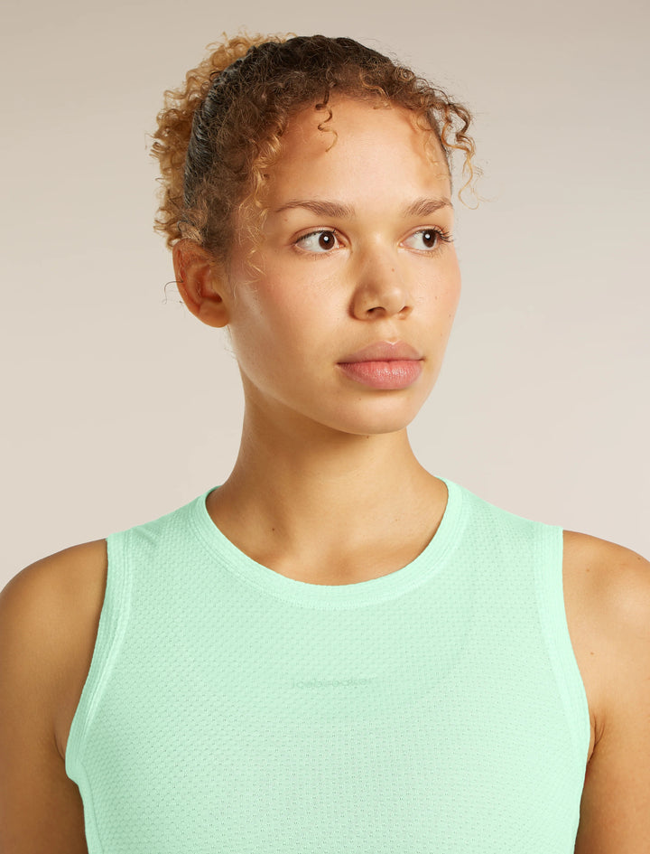 Womens Merino Blend 75 Cool-Lite™ Featherlight™ Tank Mint  0A571C
