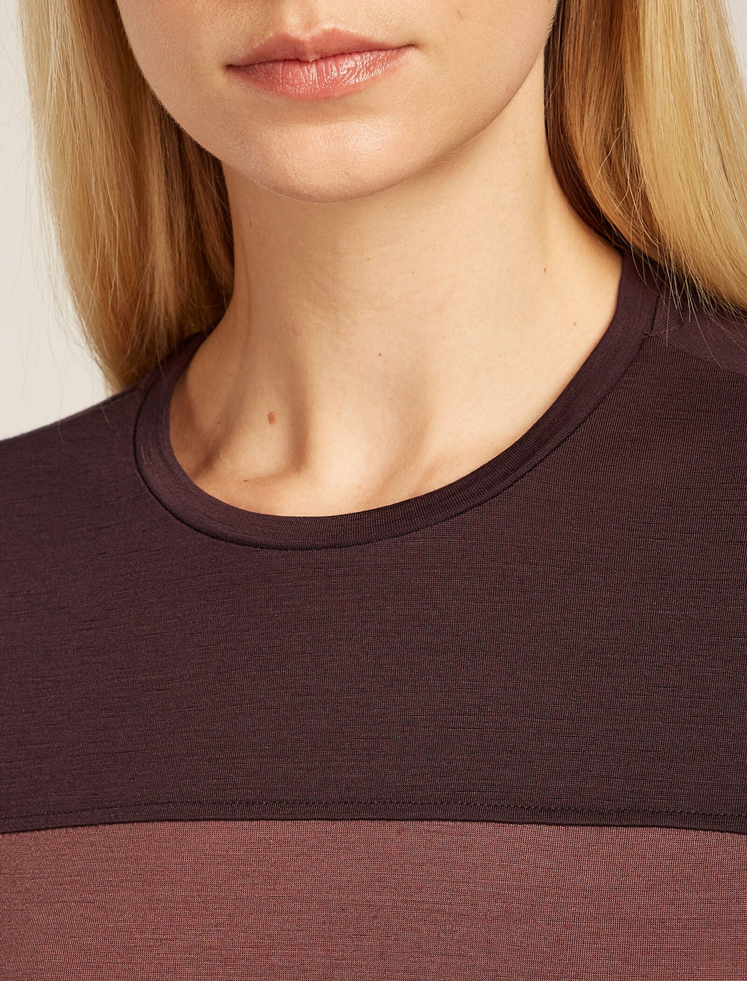 Womens Merino Blend 125 Cool-Lite™ Sphere Short Sleeve T-Shirt  Block Carob/Java 0A56XY