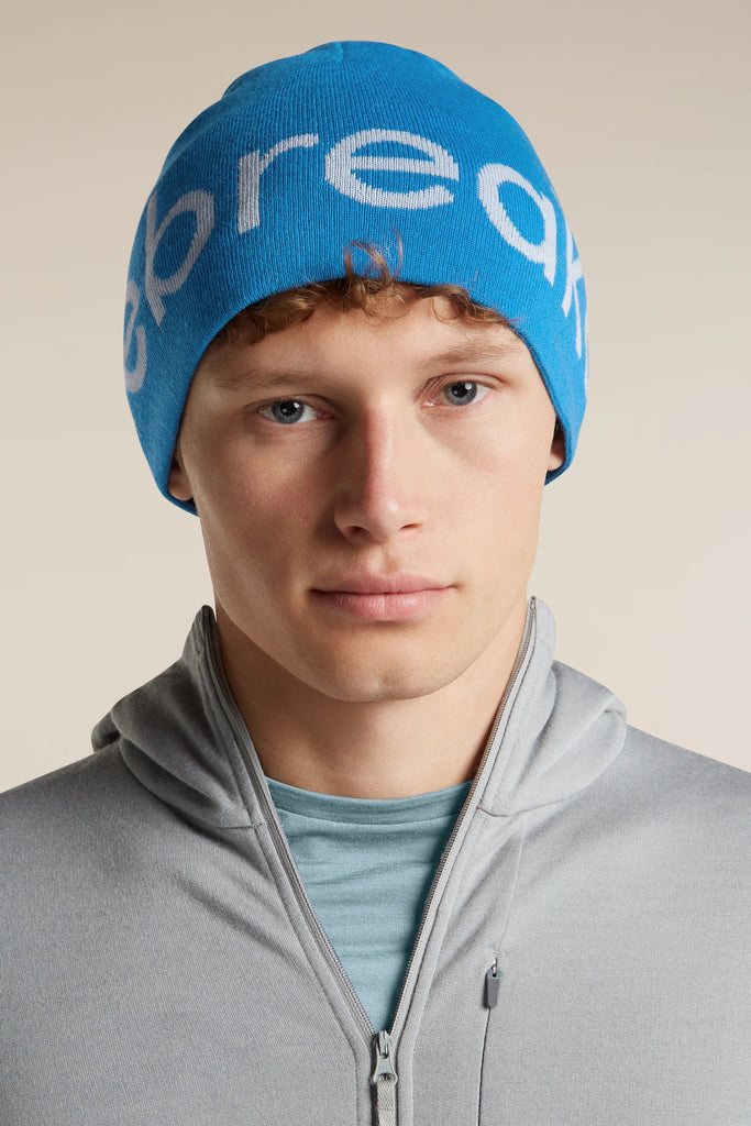 Adult Unisex Merino Icebreaker Beanie   Lazurite/Zinc Blue 0A56SJ