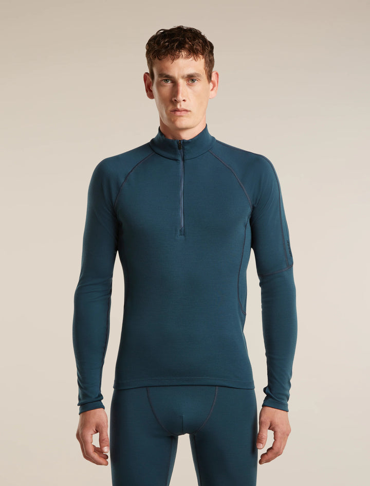 Mens 300 MerinoFine™ Polar LS Half Zip Thermal Top  Abyss BA56Q9